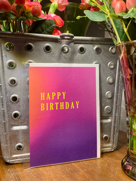 Balayage Happy Birthday Card