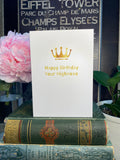 Royal Crown Birthday Cards Series