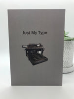 Just My Type Greeting Card - Ree+Dot