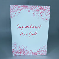 Congratulations on your Baby Girl Card