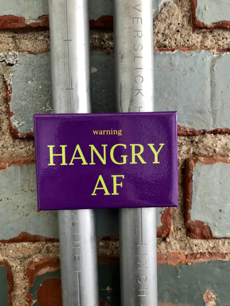 Warning: Hangry AF Magnet - Ree+Dot