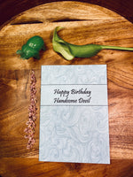 Happy Birthday Handsome Devil Card