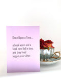 Once Upon a Time Book Worm Book Nerd • Love Card