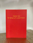 thank you card for friends