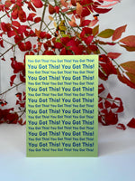 You Got This! Encouragement Card