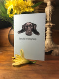 Sorry You’re Feeling Poorly Get Well Card - Ree+Dot