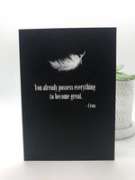 Crow Nation, Native American Quote Inspirational Card - Ree+Dot