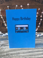 Happy Birthday Cassette Tape Birthday Card - Ree+Dot