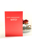 Happy Anniversary Wifey • Anniversary Card