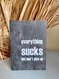 words of encouragement greeting card 