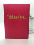 Thinking of You (Miss You) Greeting Card - Ree+Dot