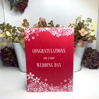 Congratulations on your Wedding Day • Wedding Card