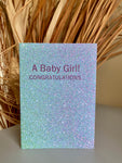 A Baby Girl! Congratulations • New Baby Card