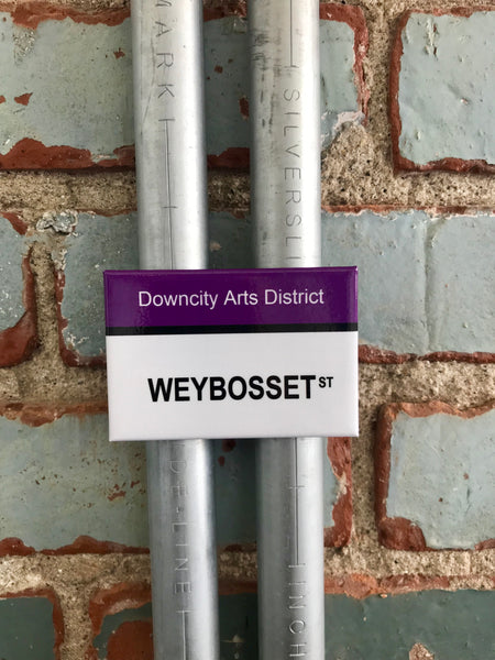 Weybosset St. Downcity Arts District Providence Rhode Island Magnet - Ree+Dot