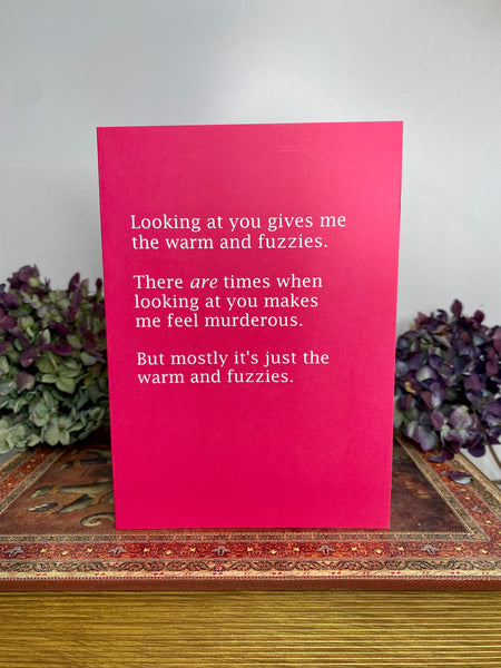 Warm and Fuzzies • Love Card