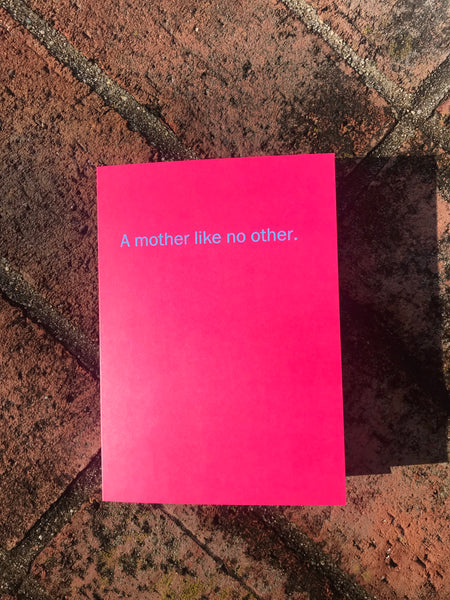 A Mother Like No Other Greeting Card - Ree+Dot